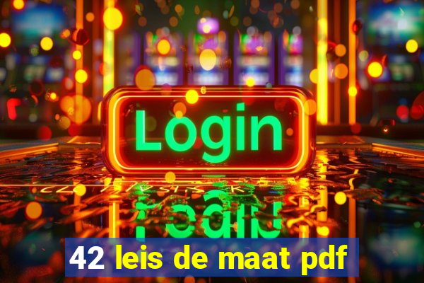 42 leis de maat pdf